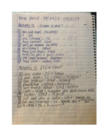 Span 101, Week 2 notes
