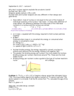 CHM 115 Lecture 5