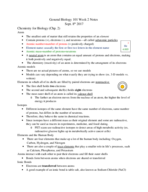 General Biology Week 2 Notes
