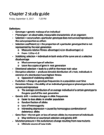 Ecology Exam 1 Study Guide