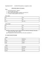 Spanish notes week 2
