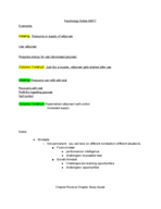 Psychology Notes