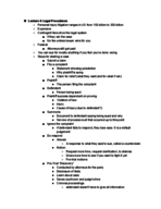 HM 355 Chap. 2 Notes, Lectures 4 & 5 Notes