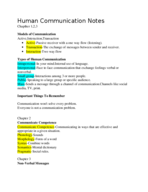 Human Communication