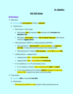 BIO 320 (Notes)
