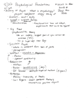 Psychological Foundations