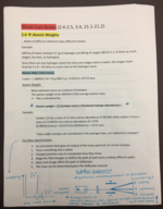 Chem 101 Week 2 Notes 