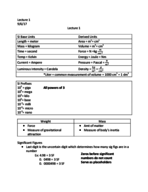 Gen Chem I, Lecture 1 Notes