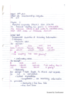Acct 201 Class Notes
