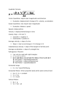 Physics 1114 study guide chapter 1