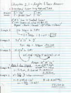 Math 1314: Trigonometry Ch 2.1 - 2.3