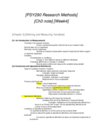 PSY290 Week4 note CH3