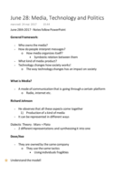 Media Ownership and concentration in canada' media in the political soci-ecnomic environment