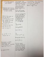 Math 32, MidTerm Review