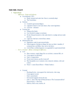 HM 355 Exam 1 Study Guide