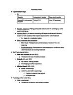Psychology Notes