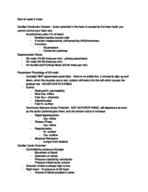 A&P II Week 3 Notes