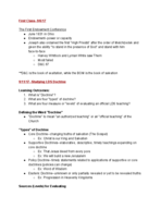 Week 1 Notes: Rel C 325