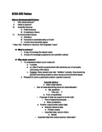 Class Notes