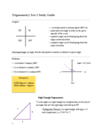 Math 1022 Study Guide for Test 1
