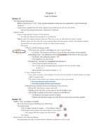 Week 5 Notes