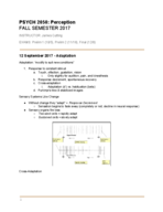 PSYCH 2050 Week 4 Lecture Notes