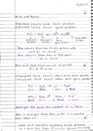 Organic Chemistry Notes Week of 9/11 