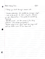 End of Week 4 Class Notes