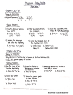 Midterm Study Guide for Math 1050
