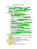 Study Guide Exam 1