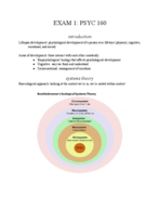 PSYC 160: Exam 1