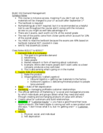 BUAD 332 DEMAND MANAGEMENT EXAM 1 STUDY GUIDE WITH SAMPLE QUESTIONS