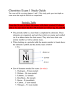 General Chemistry 1 exam 1