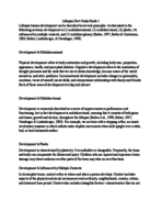 LS Devt Study Guide 1