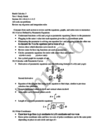 Calculus 3 Test 1 Study Guide
