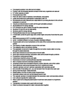 BIO 201 Final Review