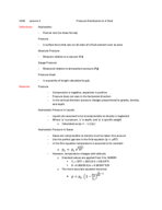 2230 Lecture 2 Pressure Distribution In A Fluid