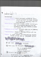 History 101, Monday September11