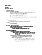 Psych: Week 3 Lecture 5