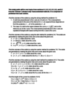 Calculus 2 Test One Study Guide