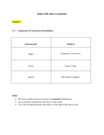 Math 1150 Notes: Intro to Stats Ch. 3