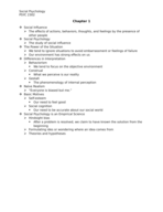 PSYC 2302 Chapters 1-4 Notes/Study Guide