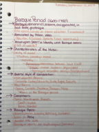 The Language of Music, Week Four/Five Notes