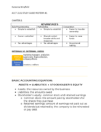 ACCT 2101 STUDY GUIDE MIDTERM 1 (9/23)
