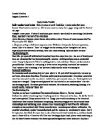 English Literature 3 Study Guide