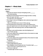 Astronomy Midterm #1 Study Guide
