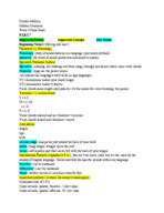 Modern Grammars Week 4 Notes