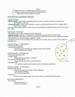 TTU - CHEM1305 Week 4 Notes