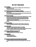 ECO test 1 study guide