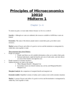 Full Study Guide for the first Mid Term